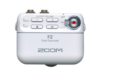 Zoom F2-BT/W kenttätallennin, Bluetooth, valkoinen