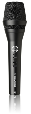 AKG P5 S Rugged performance microphone designed for lead vocals with on/off switch