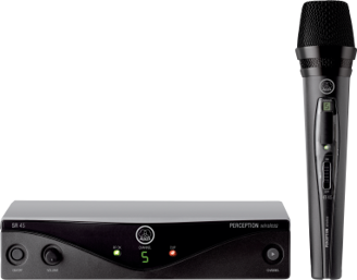AKG Perception Wireless 45 Vocal Set BD U2 Frequency agile wireless microphone system