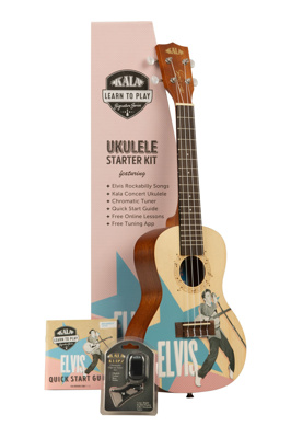 Kala Learn To Play Elvis Rockabilly Concert Ukulele