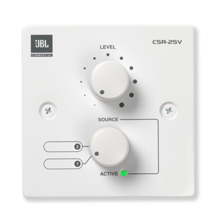 JBL JBLCSR2SVWHTV-EU Wall Controller with 2-Position Source Selector and Volume Control