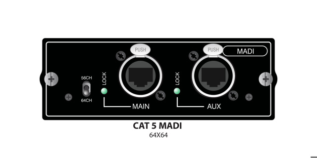 Soundcraft Si Madi card, CAT5 (lopetettu tuote) 