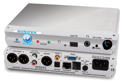 Sonifex PS-Play IP to Audio Streaming Decoder