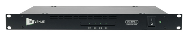 RF Venue COMBINE4 Four (4) Channel In-Ear Monitor Combiner