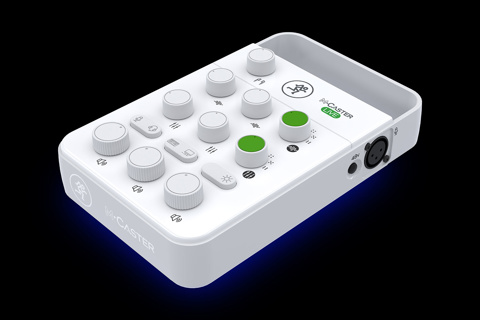 Mackie M-Caster Live Portable Live Streaming Mixer (White)
