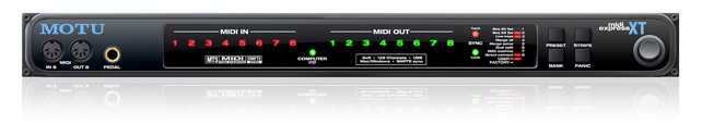 MOTU MIDI Express XT 8x8 USB MIDI Interface
