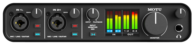 MOTU M4 4-in / 4-out USB Audio Interface