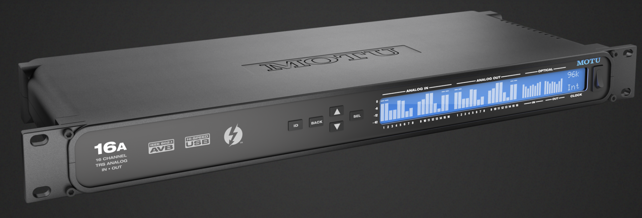 MOTU 16A Thunderbolt™/USB2/AVB Audio Interface