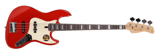 SIRE Marcus Miller V7 ALDER-4 (2nd Gen) BMR Metallic RED Bass Guitar