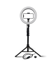 Mackie mRING-10 - 10” 3-Color Ring Light Kit with Stand and Remote