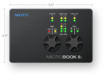 MOTU MicroBook IIc Compact 4x2 USB2 Audio Interface